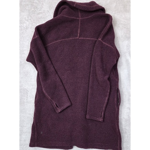 Lululemon Sincerely Sherpa Wrap Cardigan Jacket Heathered Sweater Large - Picture 2 of 9